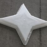 四角星彩砖塑料模盒背面