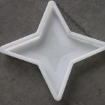 四角星彩砖塑料模盒
